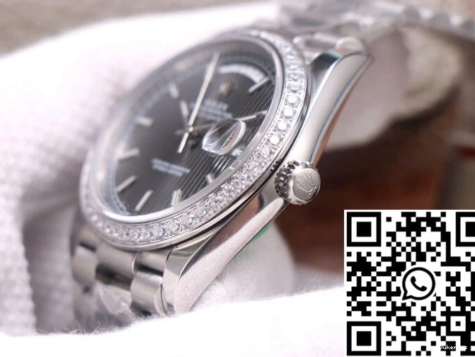 Factory Day-Date M228349RBR-0008 Dial Grey EW Gold White Rolex 0411